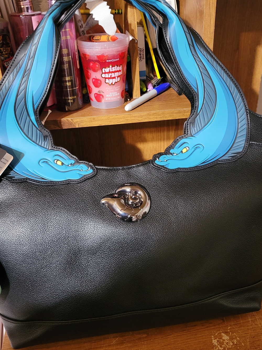 Loungefly Disney Villains Ursula Cosplay Oversized Tote Bag with Coin